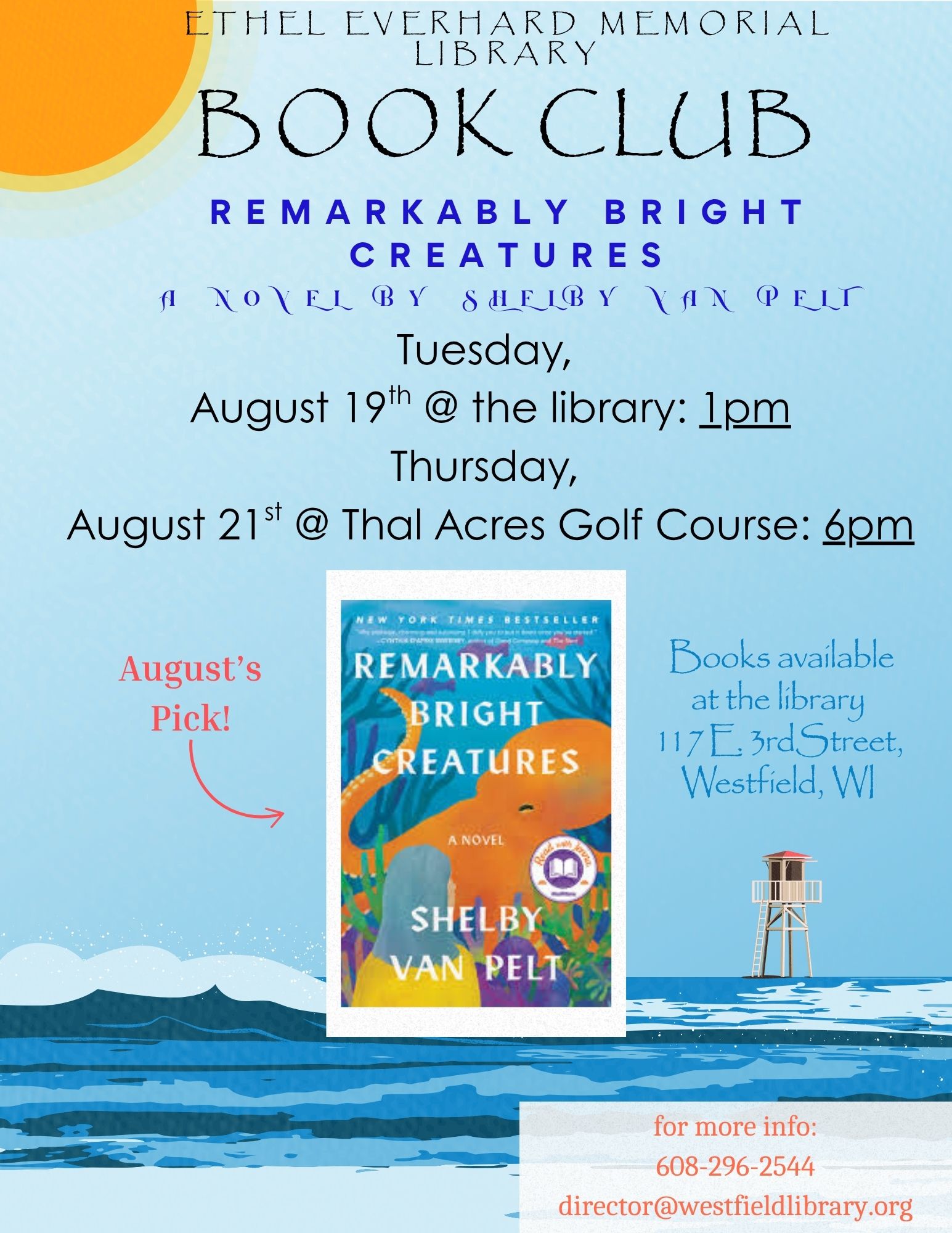 AUGUST BOOK CLUB