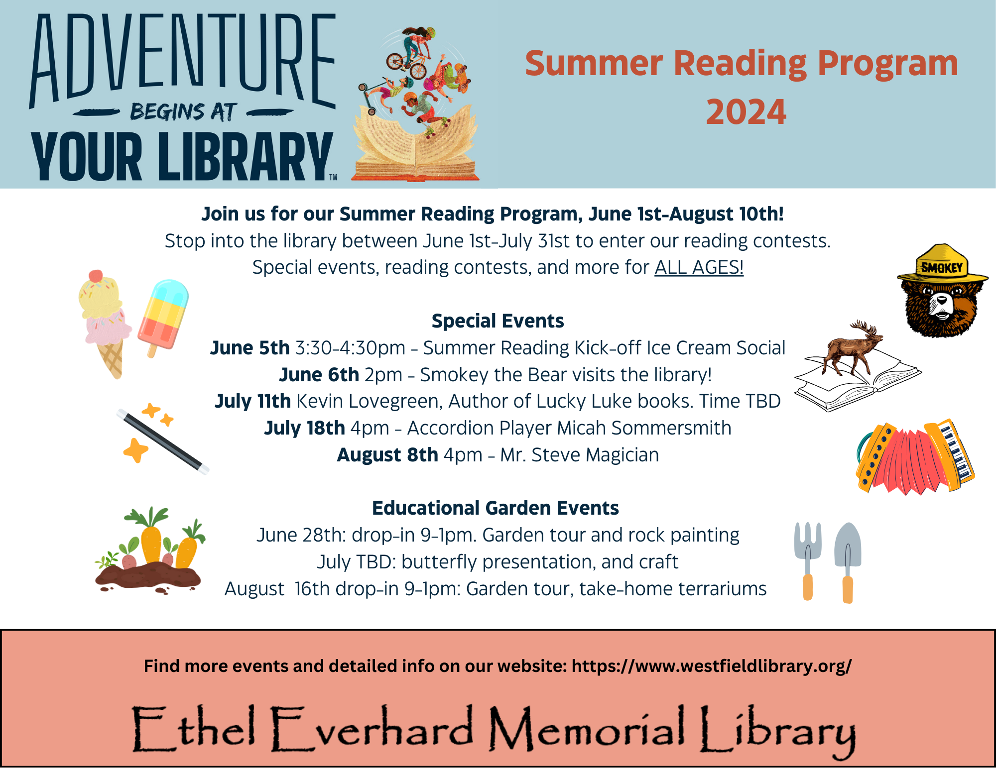 Summer Reading Program Special Events