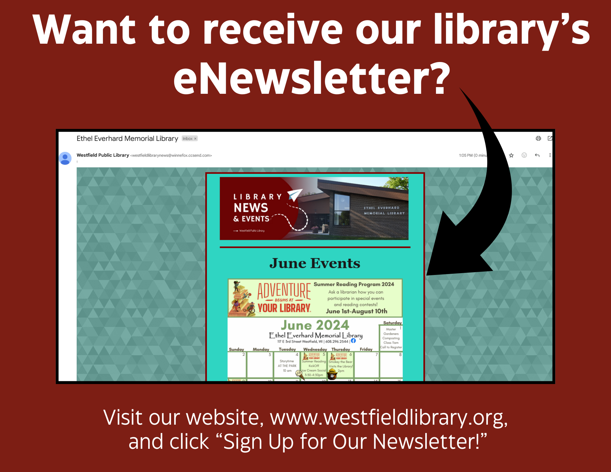 Sign Up for Our Newsletter!