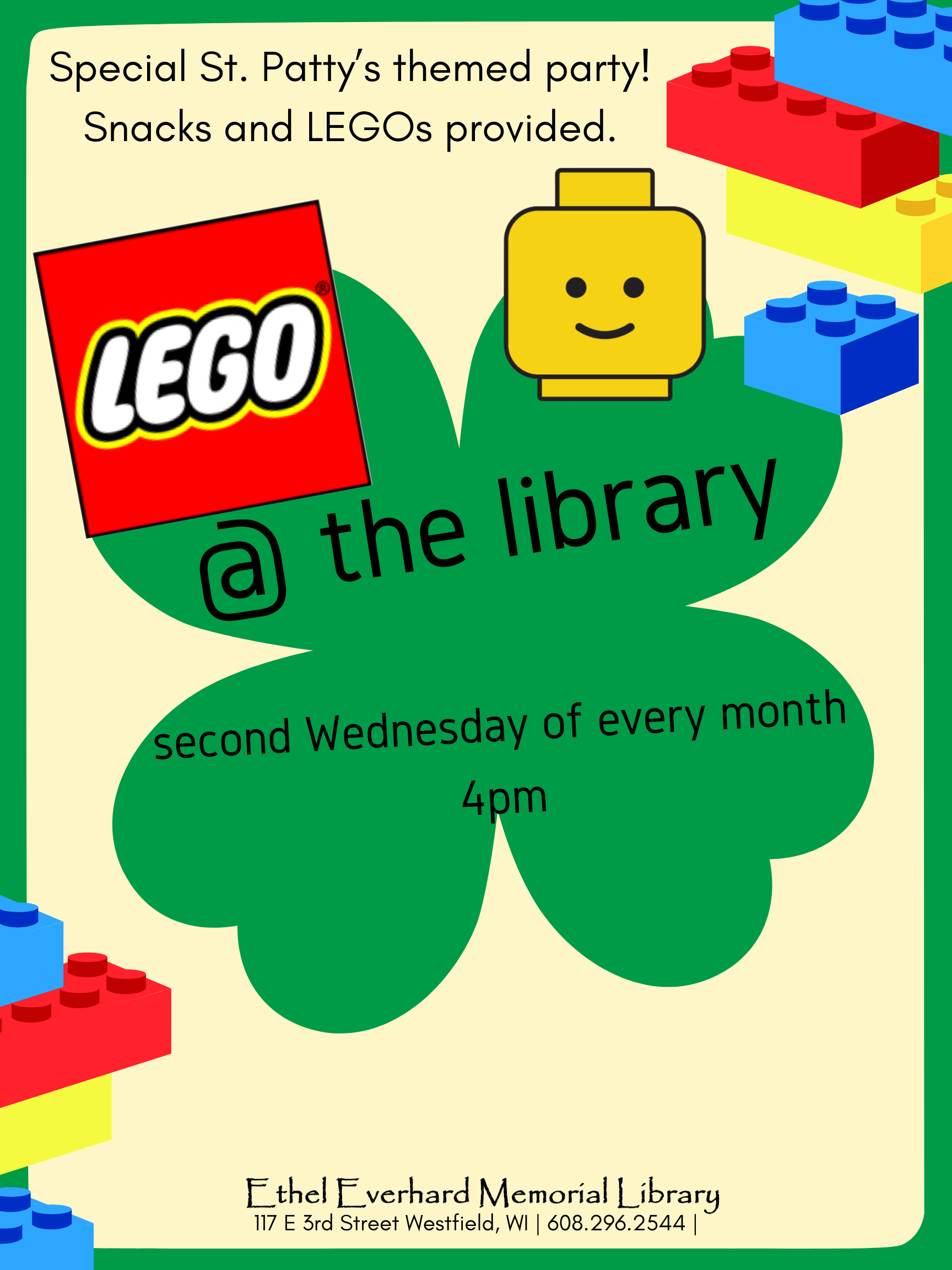 LEGO @ the Library - St. Patty's Party!