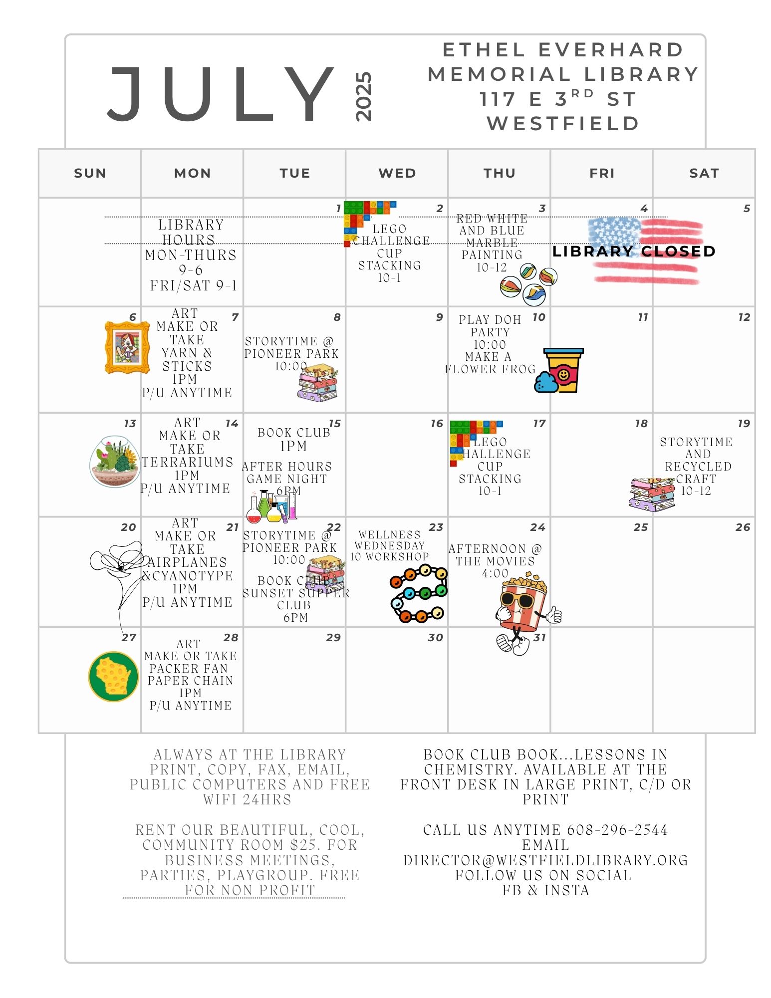 JULY CALENDAR