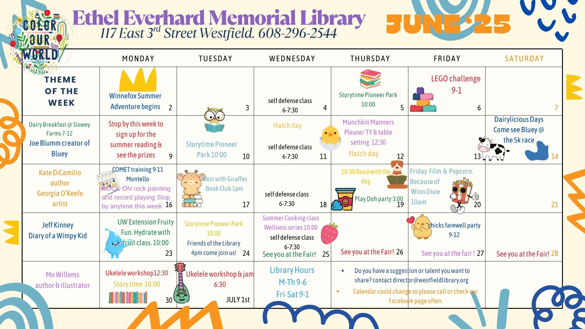 JUNE calendar